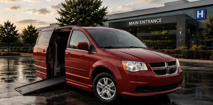 Wheelchair accessible transportation vehicle